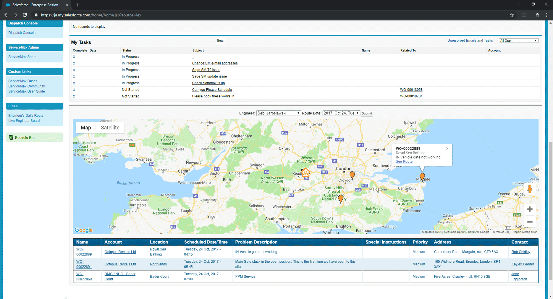 James Automation - Live Board - Staff Job View - by Kirkpatrick Consult Limited